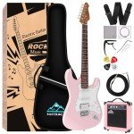EASTROCK 39" Electric Guitar Kit for Beginners - Pink