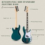 Ktaxon Full Size Electric Bass Guitar Kit - Lake Blue