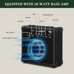 Ktaxon Full Size Electric Bass Guitar Kit - Lake Blue