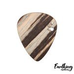 7 Flexible Wooden Guitar Picks in Aluminum Can