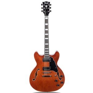 Redid RD-100 Semi-Hollow Electric Guitar, Brown