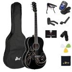 WINZZ AF227A 39" Acoustic Guitar Bundle with Accessories