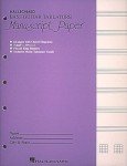 Bass Guitar Tablature Manuscript Paper - Purple Cover