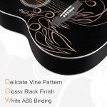 WINZZ AF227A 39" Acoustic Guitar Bundle with Accessories