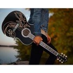 WINZZ AF227A 39" Acoustic Guitar Bundle with Accessories