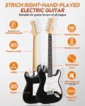 STRICH 39" Electric Guitar Starter Kit - Black