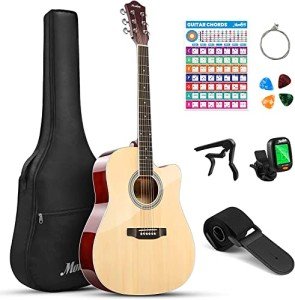 Moukey 41" Acoustic Guitar Bundle for Beginners