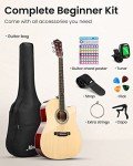 Moukey 41" Acoustic Guitar Bundle for Beginners