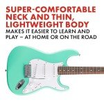 Fender Squier Stratocaster Electric Guitar in Sea Foam