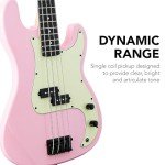 Full Size Beginner 4-String Electric Bass Guitar Set