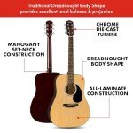 Squier Dreadnought Acoustic Guitar - Gloss Natural Finish