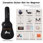 ADM Dreadnought Acoustic Guitar Starter Kit Bundle