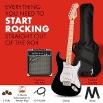 Squier Black Electric Guitar Pack for Beginners