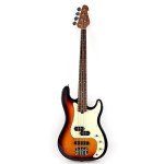 Fojill Full Size Electric Bass Guitar - Sunburst