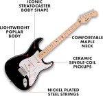 Squier Black Electric Guitar Pack for Beginners