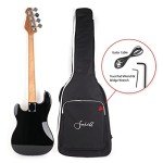 Fojill Full Size Electric Bass Guitar - Sunburst