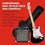 Squier Black Electric Guitar Pack for Beginners