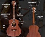 Bamboo Acoustic Guitar Beginner Kit for All Ages
