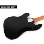 Fojill Full Size Electric Bass Guitar - Sunburst