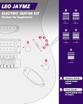 Leo Jaymz 39" ST Style Electric Guitar Bundle