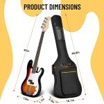 CAHAYA Padded Electric Bass Guitar Gig Bag