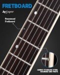 Leo Jaymz Monsoon Series Electric Guitar - Blue