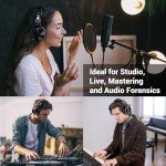 OneOdio Studio Monitor Headphones for Musicians - Black