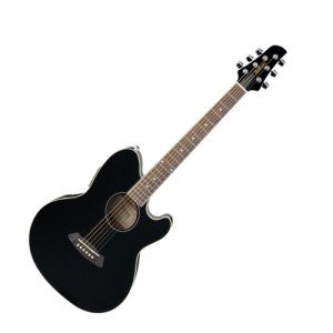Ibanez TCY10E Black Acoustic-Electric Guitar