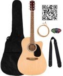 Fender Dreadnought Acoustic-Electric Guitar Bundle