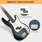 Glarry Electric Bass Guitar Starter Kit with AMP