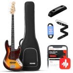 Donner 4-String Electric Bass Guitar Beginner Kit
