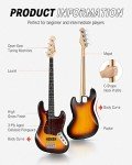 Donner 4-String Electric Bass Guitar Beginner Kit