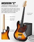 Donner 4-String Electric Bass Guitar Beginner Kit