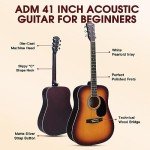 41" Dreadnought Acoustic Guitar Starter Kit - Sunburst
