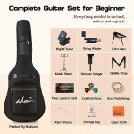 41" Dreadnought Acoustic Guitar Starter Kit - Sunburst