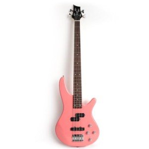 Fojill FBIB-60 Electric Bass Guitar - Pink
