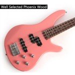 Fojill FBIB-60 Electric Bass Guitar - Pink