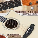 Pyle Acoustic-Electric Guitar Kit with Accessory Set