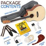 Pyle Acoustic-Electric Guitar Kit with Accessory Set