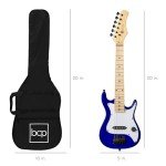 Metallic Blue 30in Kids Electric Guitar Starter Kit