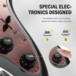 Donner DST-200 39" Electric Guitar - Void Black