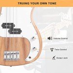 Glarry Full-Size Electric 4-String Bass Guitar