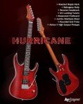 Leo Jaymz Hurricane Electric Guitar - Red Double Cut