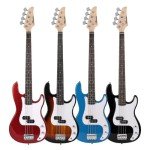 Full-Size Electric Bass Guitar Starter Kit - Black