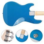 Full-Size Electric Bass Guitar Starter Kit - Black