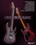 Leo Jaymz Hurricane Series Electric Guitar - Purple Black
