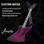 Firefly FFLX Dark Purple Solid Body Electric Guitar