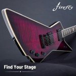 Firefly FFLX Dark Purple Solid Body Electric Guitar