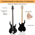 Glarry 4-String Electric Bass Guitar Bundle