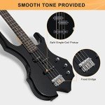Glarry 4-String Electric Bass Guitar Bundle